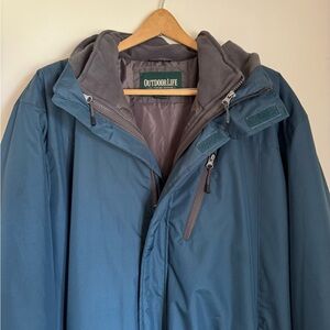 Outdoor Life Men's 3-in-1 Coat, Size XXL
